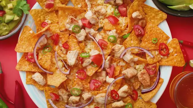 Video thumbnail for Loaded Sheet Pan Nachos Recipe