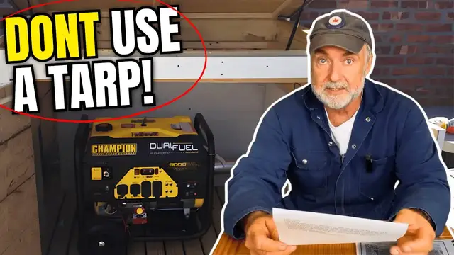 'Video thumbnail for BEST Way to Store a Generator Outside'