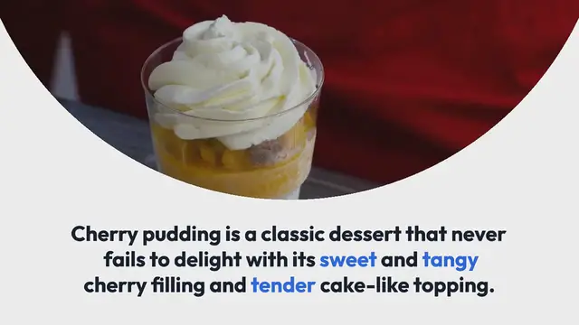 Video thumbnail for Cherry Pudding Delight