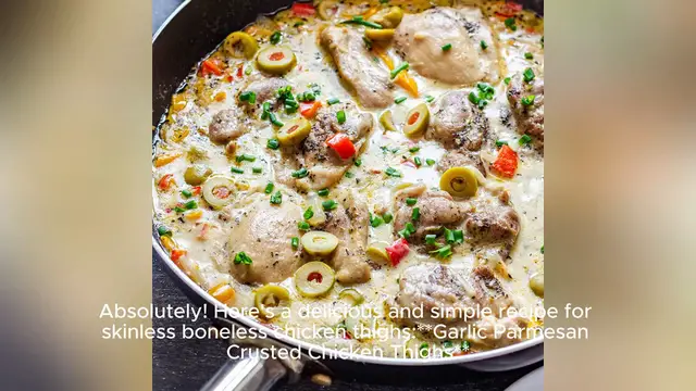 Video thumbnail for skinless boneless chicken thigh recipe