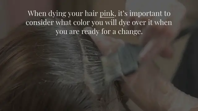 Video thumbnail for What color can go over pink hair?