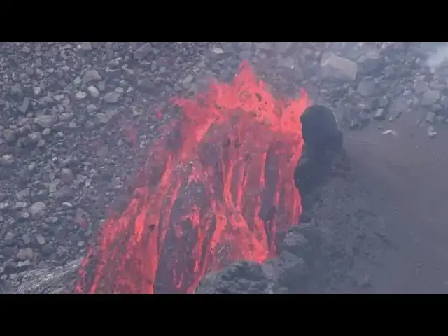 Video thumbnail for June 16, 2023 — Video of recent fountaining in Halemaʻumaʻu