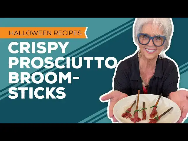 Video thumbnail for Love & Best Dishes: Crispy Prosciutto Broomsticks Recipe | Halloween Appetizer Ideas