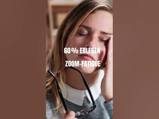 Video thumbnail for Zoom-Fatigue: Wie Videokonferenzen uns auslaugen 😵 #Produktivität #ZoomFatigue #motivation #meetings