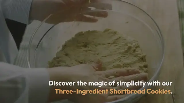 Video thumbnail for Three-Ingredient Shortbread Cookies