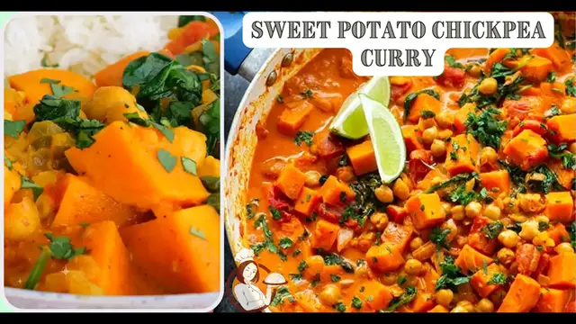 Video thumbnail for Sweet Potato Chickpea Curry