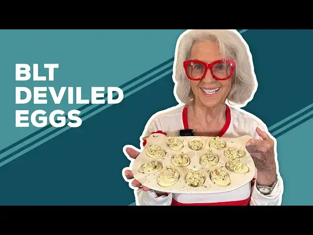 Video thumbnail for Love & Best Dishes: BLT Deviled Eggs Recipe | Tailgate Week | Game Day Finger Food Ideas
