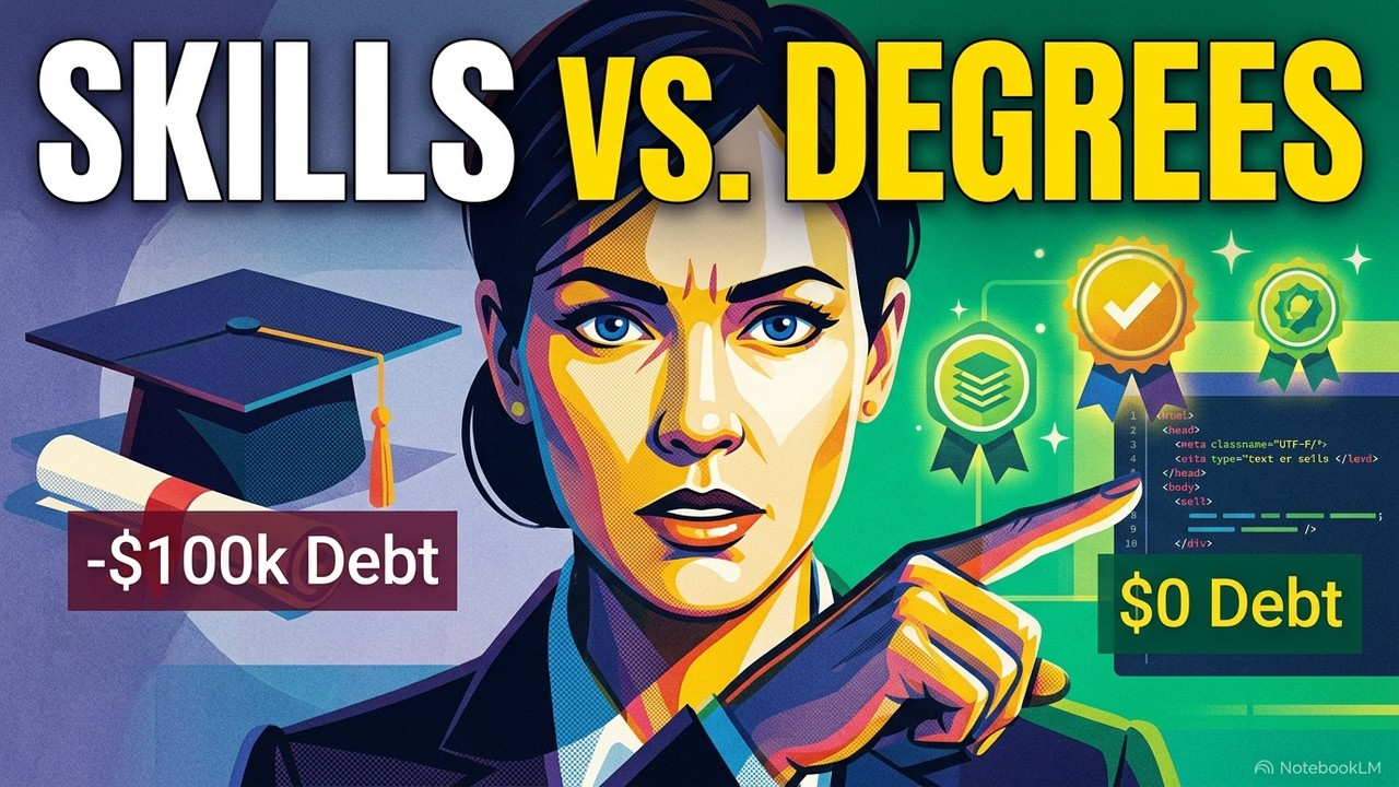 Video thumbnail for Degrees vs Proof of Work: What Actually Gets Hired