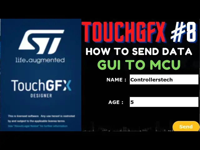Video thumbnail for Touch GFX #8. Send Data from UI to MCU || UART