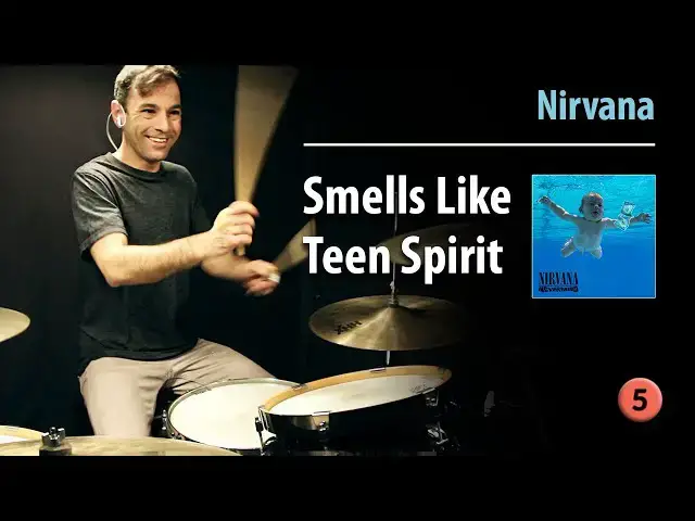 Video thumbnail for "Smells Like Teen Spirit" - Nirvana | Drum Lesson | Drum Cover | Rock Songs On Drums
