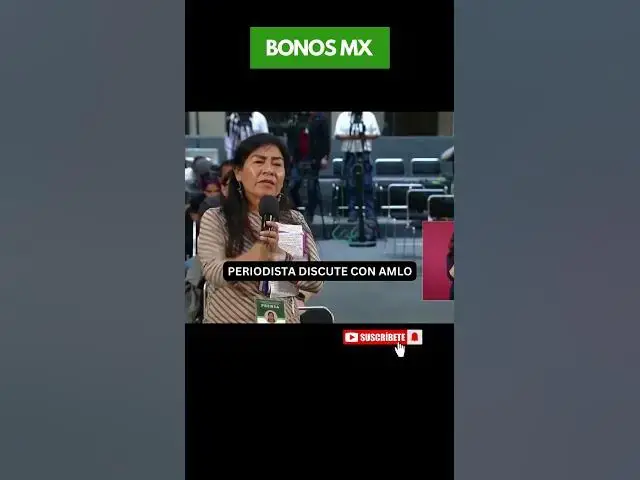 Video thumbnail for Periodista enfrenta a Amlo durante la Mañanera #amlo #mañanera #pensiónbienestar