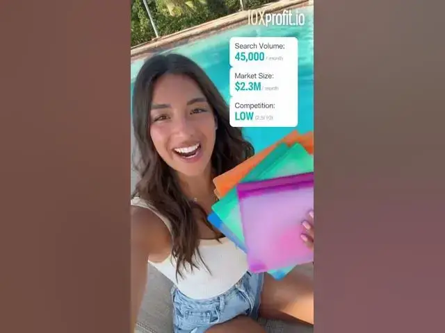 'Video thumbnail for I Found a LOW Competition Amazon Niche with 38% Profit Margins (Reusable Storage Bags)'