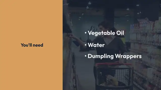 Video thumbnail for Pork and Chive Dumplings with Soy-Ginger Dipping Sauce