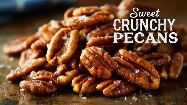Video thumbnail for Easy Candied Pecans Recipe | Sweet, Crunchy & Oven-Baked