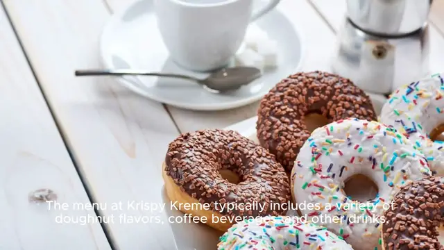 Video thumbnail for krispy kreme menu Price