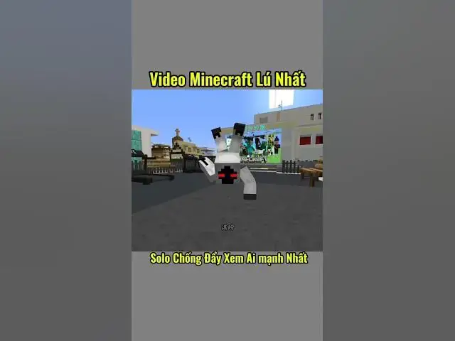 'Video thumbnail for Seri Minecraft Ảo Ma Nhất | Tập 1 Solo Chống Đẩy Xem Ai Là Người Mạnh Nhất #shorts'