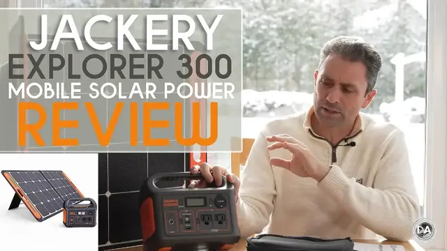 Video thumbnail for Jackery Explorer 300 Solar Remote Power Review | DA