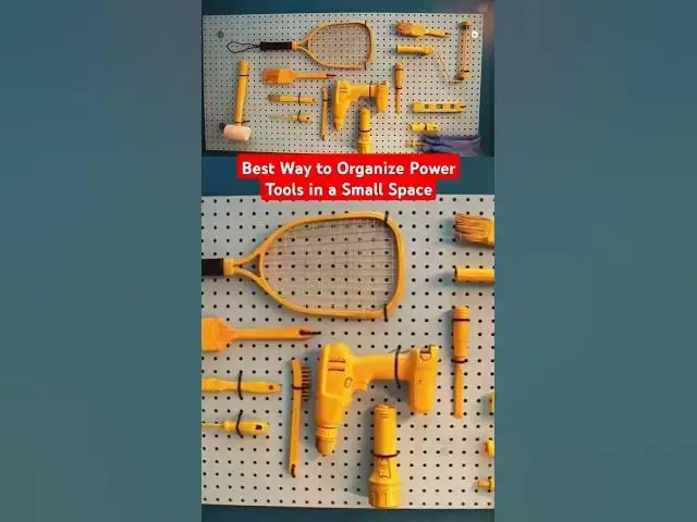 'Video thumbnail for Best Way to Organize Power Tools in a Small Space'