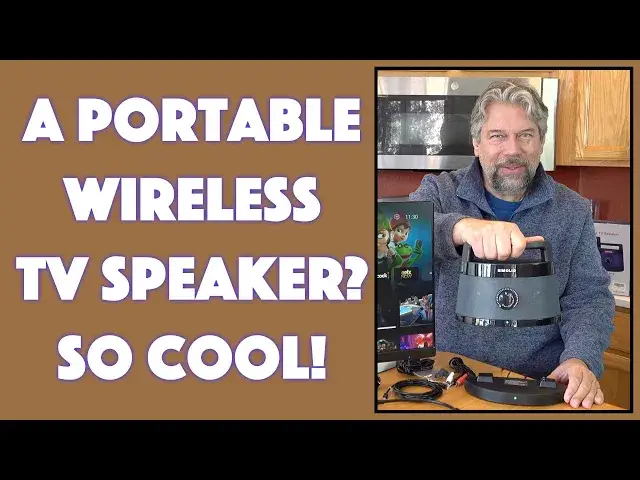 'Video thumbnail for SIMOLIO Wireless Portable TV Speaker -- DEMO & REVIEW'