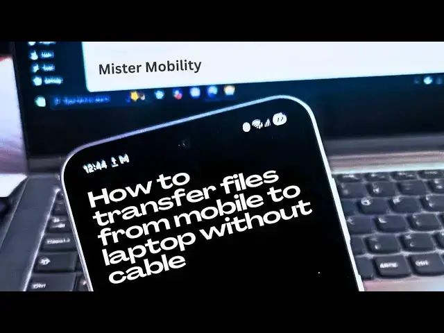 Video thumbnail for How To Connect Mobile Phone To Laptop PC Without Cable, To Transfer Files