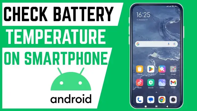Video thumbnail for How To Check Battery Temperature On Android Smartphone