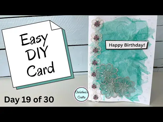 'Video thumbnail for Create a Beautiful Mixed Media Card with Stuff you Already have!'