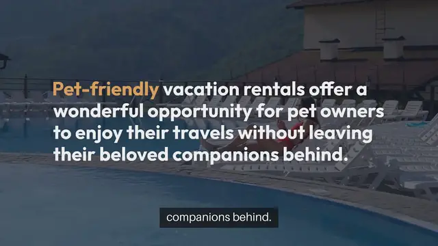 'Video thumbnail for Pet-Friendly Vacation Rentals'