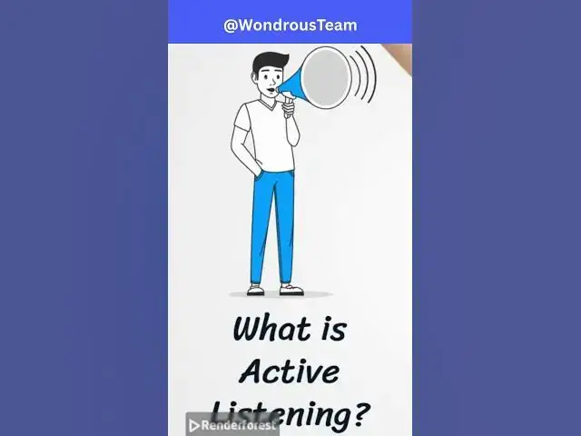 Video thumbnail for What is Active Listening?