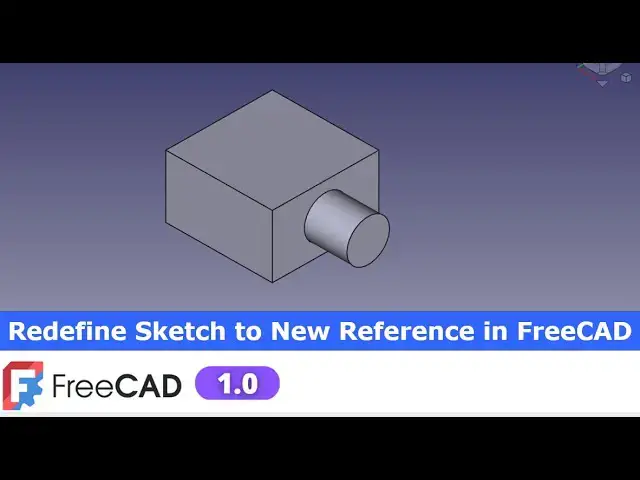 'Video thumbnail for Redefine Sketch to New Reference in FreeCAD  | FreeCAD Tutorial | Learn FreeCAD | Mechnexus |'