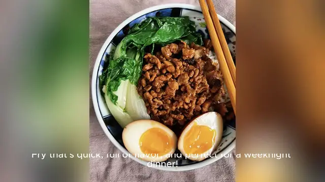 Video thumbnail for ground pork recipe