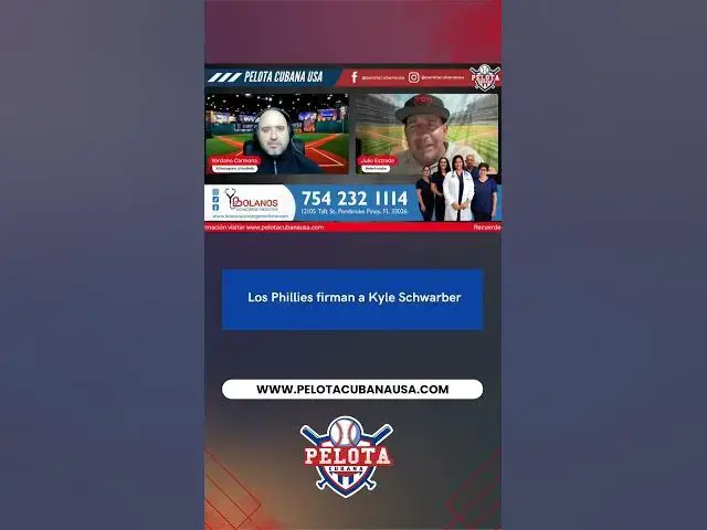 Video thumbnail for Los Phillies firman a Kyle Schwarber