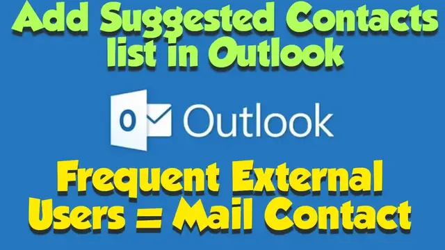 'Video thumbnail for How to create Mail Contact in Office 365'