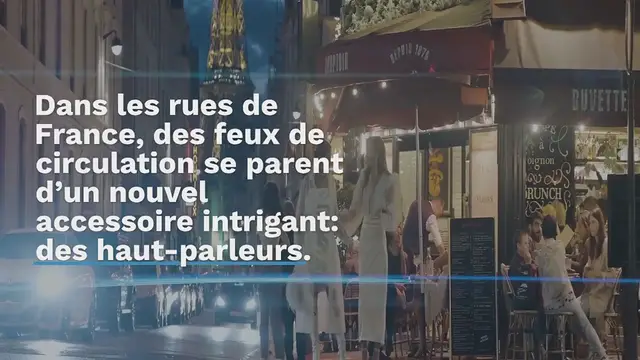 Video thumbnail for Des feux de circulation se parent d’un nouvel accessoire : Qu’est-ce que c’est ?