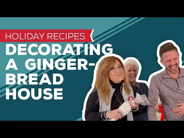 Video thumbnail for Holiday Cooking & Baking Recipes: Decorating a Gingerbread House with Ginger Betty
