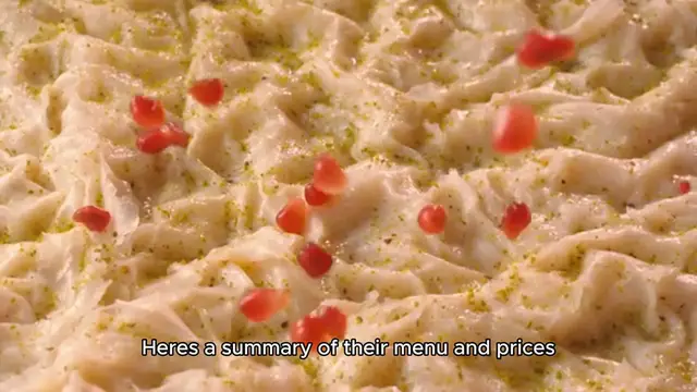 Video thumbnail for menu solaria Price