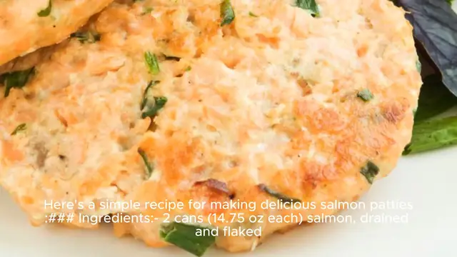 Video thumbnail for salmon patties recipe