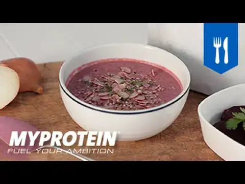 Video thumbnail for Low Carb Antioxidant Blueberry & Beetroot Soup Recipe | Anthocyanin by Myprotein