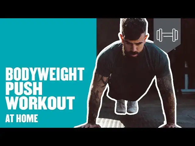 'Video thumbnail for Bodyweight Push Workout At Home | Shoulders, Chest & Triceps | Myprotein'