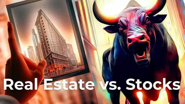 'Video thumbnail for Real Estate vs Stocks: Which is the Better Investment?✅ ? #investment'