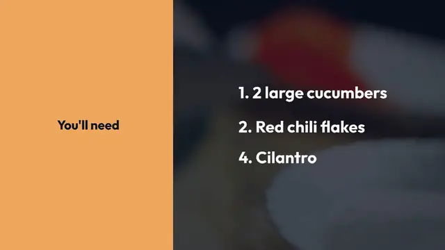 Video thumbnail for Zesty Spicy Cucumber Salad: A Tangy Twist You’ll Love!