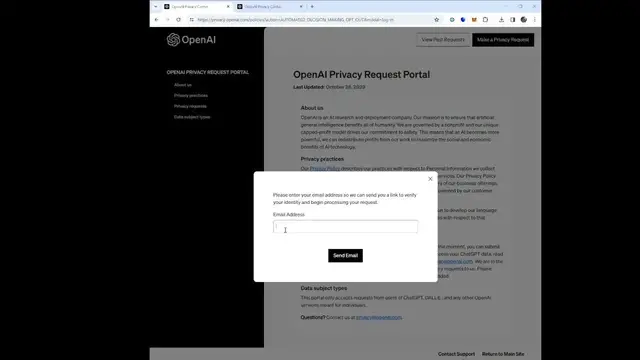 'Video thumbnail for Managing Your Data Privacy with OpenAI: A Step-by-Step Guide'