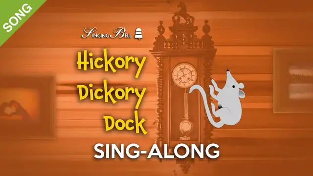 Video thumbnail for Hickory Dickory Dock | Sing-Along with Lyrics [SONG]