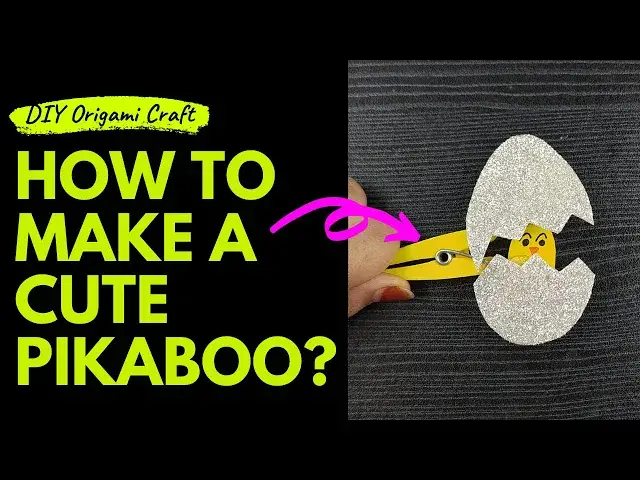 Video thumbnail for How to make Peekaboo Clothespin Easter Eggs? - DIY Craft | Origami Craft | Peekaboo Craft Activity