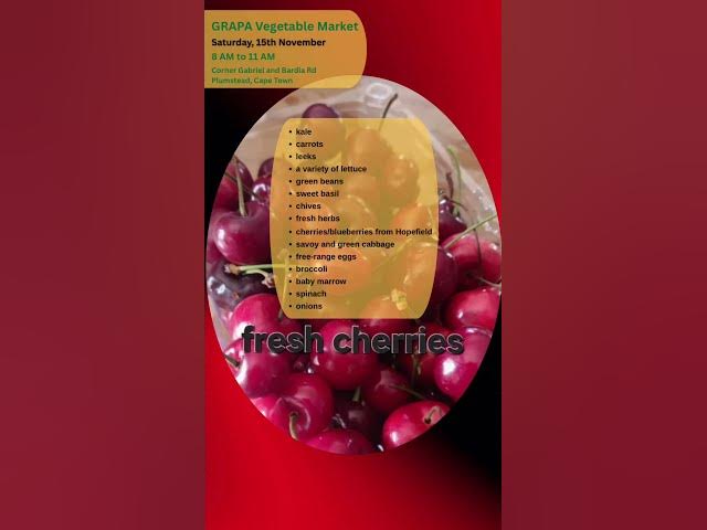 Video thumbnail for GRAPA Market: Fresh from our garden to your table!