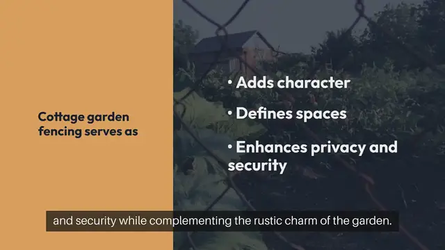 Video thumbnail for Cottage Garden Fencing Enhancing Privacy and Security
