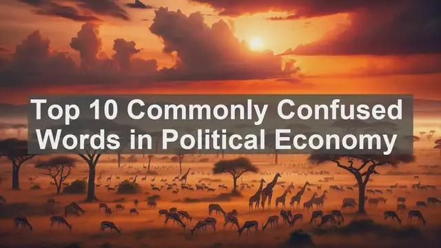 Video thumbnail for Top 10 Commonly Confused Words in Political Economy