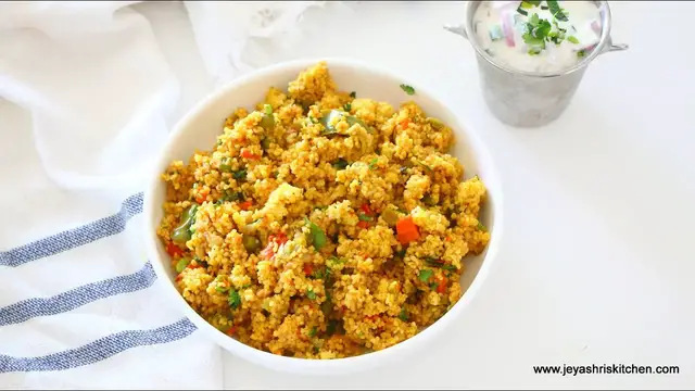Video thumbnail for Millet Veg Biryani recipe - Barnyard millet biryani recipe - Millet recipes