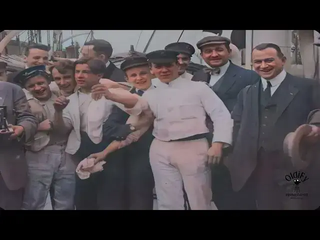 Video thumbnail for Titanic disaster 1912 in color /real footage/ [60fps, 4K, Remastered] w/Sound Design added
