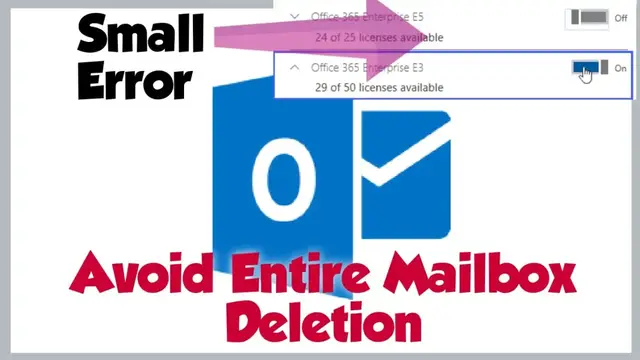'Video thumbnail for How to assign licenses in Office 365 without losing entire mailbox data.'