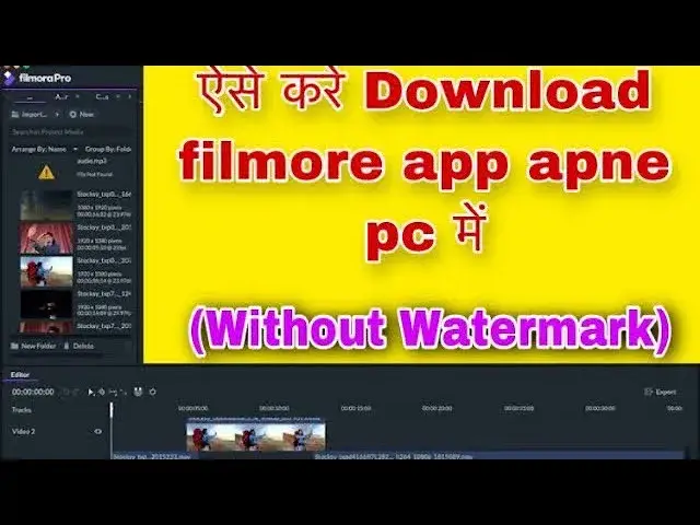 Video thumbnail for how to download filmora app in laptop without watermark
